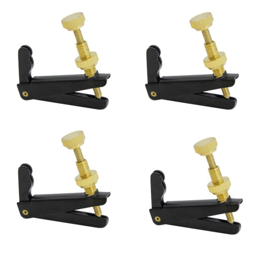 Fine Tuners for 4/4 Cello (Black) 4 Pcs