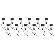12 Pack Solar Pool Lights LED, Suitable for Ground/Metal Frame Pools Outdoor Pool Lighting