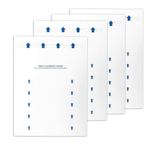 25 Pcs Reusable Printer Cleaning Sheets 8.5x11, Roller Dust Remover for Inkjet Lasers Printers Copier Fax Scanner ()