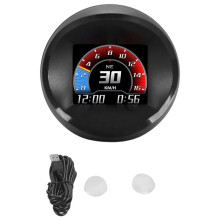 Universal GPS Car Display HUD Dynamic Speedometer Vehicle Speed Mileage Altitude Clock 5V USB Connection