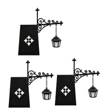 3 Pcs Library Lantern-Decorative Bookshelf Lighting,Shelf Decor Lamp LED Nightlight,Miniature Hanging Shelf Lamp