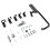 304147 Throttle Cable Bracket Mount Kit Fit for GM700R4 Complete Hardware Spring Bolt Installation Set 1
