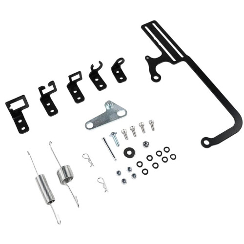 304147 Throttle Cable Bracket Mount Kit Fit for GM700R4 Complete Hardware Spring Bolt Installation Set