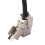 5PCS RJ45  Jack Module Tool-Less Type Shielded Zinc Alloy Module Self-Locking Network Coupler Adapter CAT6 9
