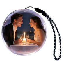 Infinite Loop Crystal Video Player Romantic Desktop Decoration Birthday Surprise Gift 3D Crystal 4GB