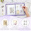 2 Set Sticker Organizer Binder Storage Book Reusable A5 Binder with Pockets and Zipper Closure 5