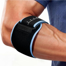 Elleboogsteun Verwijderbaar Kussen, Compressieband voor Tenniselleboog & Tendinitis Verstelbare Tegenkracht Compressieband