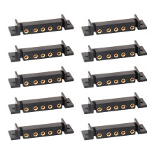 10 Pezzi di Piastra per Batteria V Mount, Terminali Femmina A 5 Pin per Batterie BP per Fotocamera, Kit di Connettori di Ricambio DIY