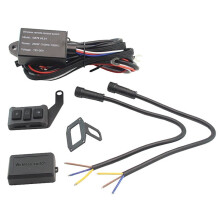 200W Motorcycle LED Wireless Remote Control One-to-Two Headlight Wire Harness Set for Motorcycle Led Light Modify