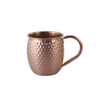 Stainless Steel Cocktail Mug 520ml Coffee Beer Cup with Handle for Whiskey Juice Bar Kitchen Party Drinkware Rose Gold