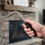 Wood Stove Handle Replacement,M8 Thread Spring Stove Door Handle Grip for Fireplace Door,for Fireplace 4