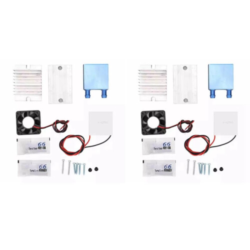 DIY Peltier Cooler Kit Small Space Cooling System Plate Cooling Module for Pet Bed Cooling for Compact Heat Dissipation