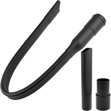 3Pcs Flexible Vacuum Crevice Tool Kit,25" Crevice Nozzle,Fits 1-1/4" & 1-3/8" Hoses,for Dryer Lint & Narrow- Cleaning