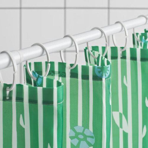 IKEA BOLLBUDDLEJA Shower Curtain 180x180 2