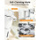Automatic Soap Dispenser Touchless, USB Rechargeable Hand Soap Dispenser, 4 Adjustable,for Bathroom and Kitchen, White 3