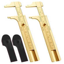 2 Pack Pocket Caliper, 80 Millimeter Gauge Measuring Tool, Caliper Measuring Tool