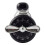 Magnetic Mechanical Visual Kitchen Timer 60 Min, No Battery Loud Alarms Countdown Cooking Study Pomodoro (Retro Black) 1