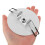 Light Flat Metal Ceiling Pendant Cover Lamp White Plate for Seamless Installation White 3