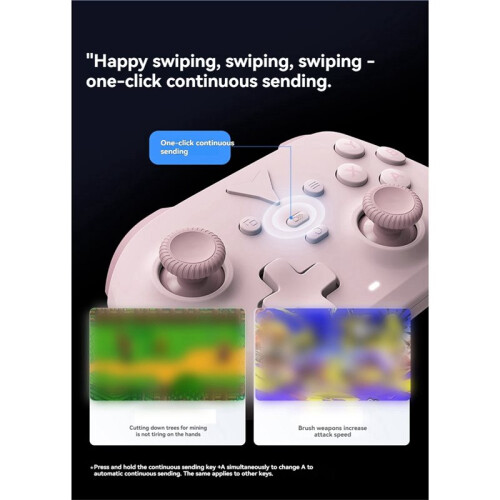 Wireless Gaming Controller -  Trigger Gamepad for PC  Mobile Joystick Handle Support 2