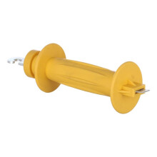 Electric Fence Insulated Gate Secure Insulation Comfortable Grip High-Visibility Yellow for Farms Temporary Fencing