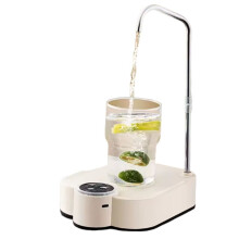 Elektrisk Vattenpump Uppladdningsbar Automatisk Vattendispenser för Gallon Drickbar Bärbar Vattenflaskpump Vit