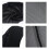 Cappelli A Onde per Uomini e Donne - Cappello A Compressione Comodo sopra Durag e Cappelli per Parrucche (Nero) 6