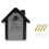 Key Safe Outdoor Metal in House  Wall Mounted with Push Button with Code Lock Box Combination Key Box 9
