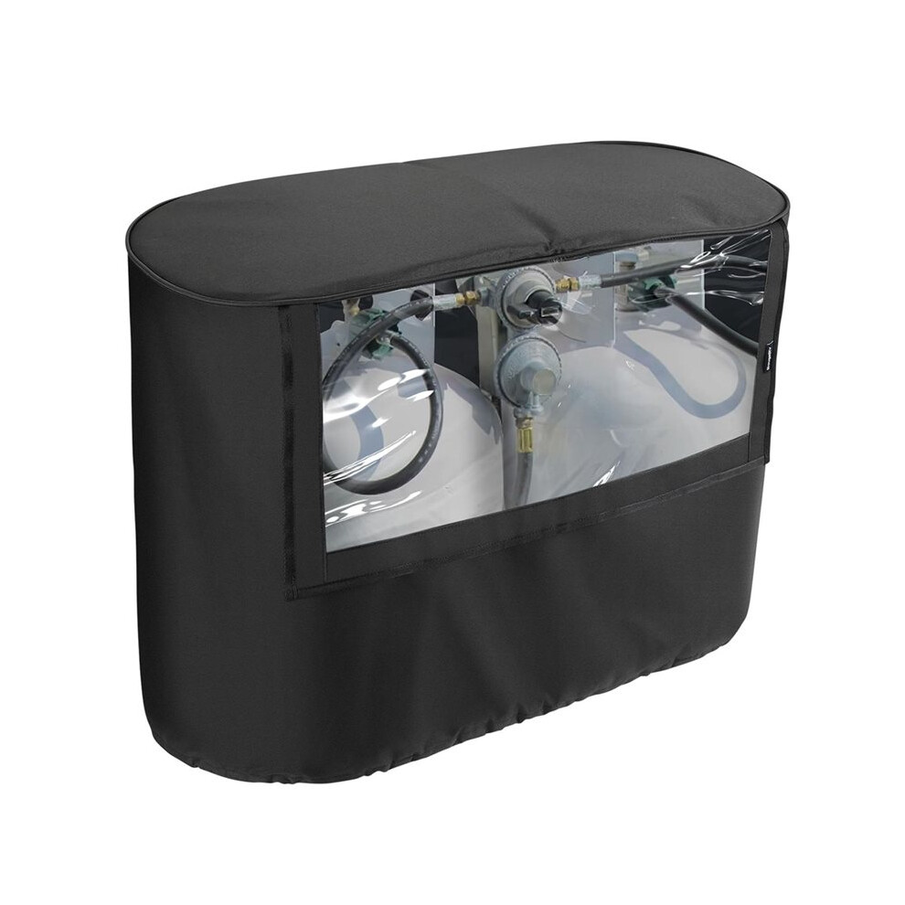 RV Trailer Propane Tank Cover with Visible Valve, Propane Gas Cover RV ...