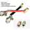Car Battery Positive and Negative Extension Wire Modified  Pile Cable Adapter Power 7