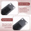 Steel Cable Management Brush Panel Black Cable Organizer for 19 Inch Rack Patch Panel System, 1U 3