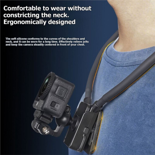 Neck Bracket Kit for  Osmo Action 6/5/4/3 Quick Mount Bracket Protective Cage Accessory Kit for  X5/Ace Pro2 2