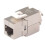 5PCS RJ45  Jack Module Tool-Less Type Shielded Zinc Alloy Module Self-Locking Network Coupler Adapter CAT7 7