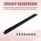 Steel Cable Management Brush Panel Black Cable Organizer for 19 Inch Rack Patch Panel System, 1U 7