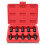 10PC 3/8" Drive Socket Set H3-14/T20-60 with Red Case, Professional Torx/Hex Tool Kit for Auto Maintenance Torx Type 1