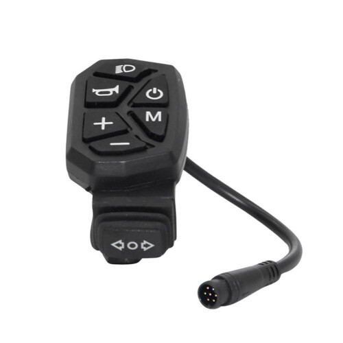 For  M4 Pro MAX Scooter 7-Pin Multifunctional Waterproof Horn Headlight Integrated Control Button 1