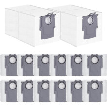 14 Stuks Stofzakken, voor QV35A/QV35S, Qrevo S5V, Saros 20/10/10R/Z70, S8 MaxV/Max Ultra, Qrevo MaxV Stofzuigers