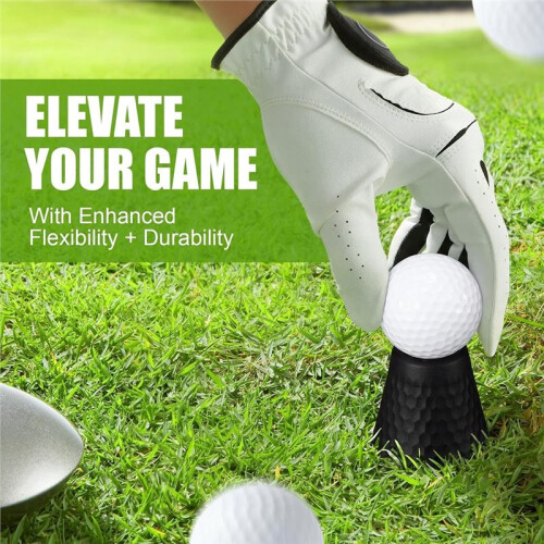 8pcs  Simulator Tees Set: 1/4" to 2" Height Control for Indoor and Outdoor Practice