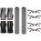 12 Pack Accessories Part for  Omni S2 and Mop Combo, 2 Set Roller Brush, 2 Roller Mop, 8 Side Brush 1