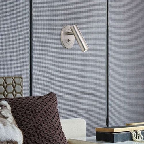 LED Embedded Reading Wall Lamp with  Adjustable Angle Bedroom Bedside Advanced Lighting Lamps B 2