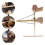 Hand Drill Kit Fire Igniter Primitive Wood Survival Practice Friction Fire Tool for Teaching Outward Training Light 4
