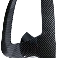 For W204 C260 C200 Rearview Mirror Cover Cap Exterior Trim Side Mirror Frame Trim Bright Black