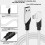 USB A to Type C VR Cable Type C VR Link Cable USB C Data Cable USB3.0 Fast Charging 90 Degree for  Quest 1/2 5M 2