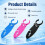 Paddle Board Paddle Holder Paddle Board Clips for Kayak and Stand  Paddle Board Accessories 4