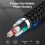 3A Type- C Charging Cable for  Mate 30 20 P30 P20   USB C Fast Charging Cable Mobile Phone 2m 5