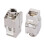 5PCS RJ45  Jack Module Tool-Less Type Shielded Zinc Alloy Module Self-Locking Network Coupler Adapter CAT6 6