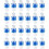 24st Värmefuktutbytesfilter/Utbytesfilter för HME Z1, Z2 Fuktlösning Filter Passar 22mm Slang 1