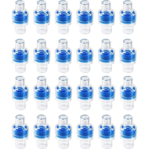 24st Värmefuktutbytesfilter/Utbytesfilter för HME Z1, Z2 Fuktlösning Filter Passar 22mm Slang