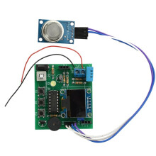 Multifunctional Sensor Alarm Module Kit CO Gas Flame Temp Humidity Human Body Detection Board for Electronic DIY Project