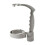 2 Pack Adjustable Beverage Bottle Handle Holder, Multi-Purpose Oil Pot Handle Rack Grey 1
