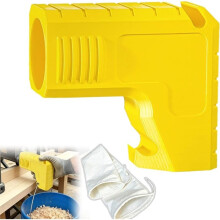 Adaptador para Colector de Polvo de Sierra de Mesa, Conector de Colector de Polvo de 2,05 Pulgadas con Bolsa para Polvo y Gancho para Bolsa